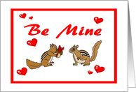 Be Mine Chipmunks...