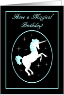 Have a Magical Birthday Unicorn card