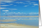 Great Salt Lake Utah Blank Photo Card