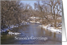 Season’s Greetings Snowy River Winter Card