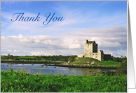 Thank You Dunguairie Castle Ireland Card