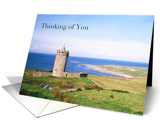 Thinking Of You Across The Miles Ireland Castle card (835111)