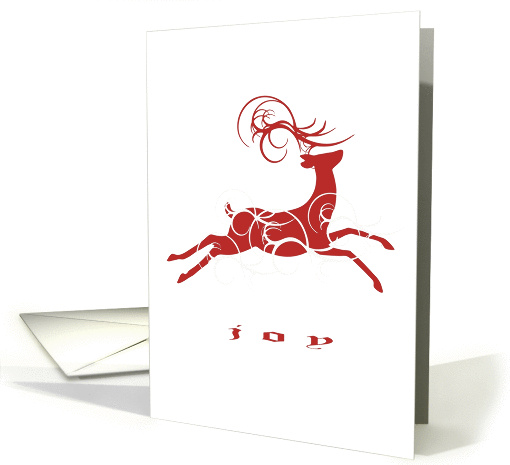 Joy Reindeer - Holiday card (1152662)