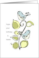 Tweet Birthday! card