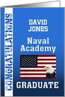 Congrats_Naval Academy Grad - customize - flag, eagle card