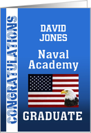 Congrats_Naval Academy Grad - customize - flag, eagle card