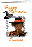 Happy Halloween Custom Photo card