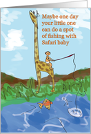 Safari Baby fishing...