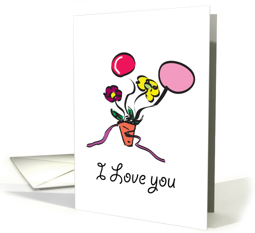 i love you card (813400)