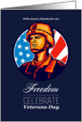 American Veteran Serviceman Card