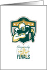 American Football Championship Game Finals QB card