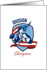 American Football Division Champions Shield Retro card