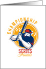 Championship Baseball Series Finals Retro card