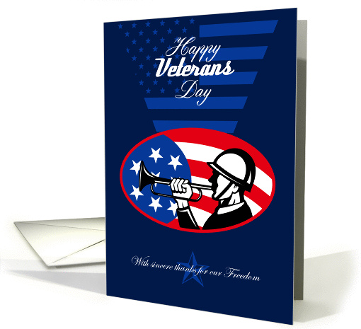 World War two Veterans Day Soldier card (1214378)