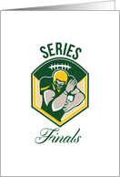 American Gridiron Running Back Series Finals Crest card