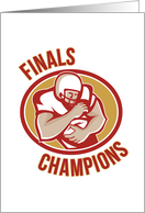 American Football Running Back Finals Champions card