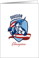 American Football Division Champions Shield Retro card