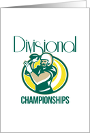 American Football QB Divisional Championships Retro card