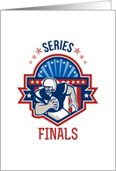 American Football QB Series Finals Crest card