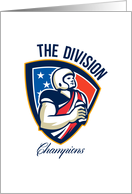 American Football Quarterback Division Champions card