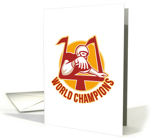 American Football Touchdown World Champions card (1222102)