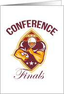 American Football Conference Finals Ball card