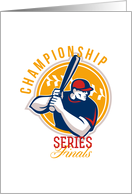 Championship Baseball Series Finals Retro card