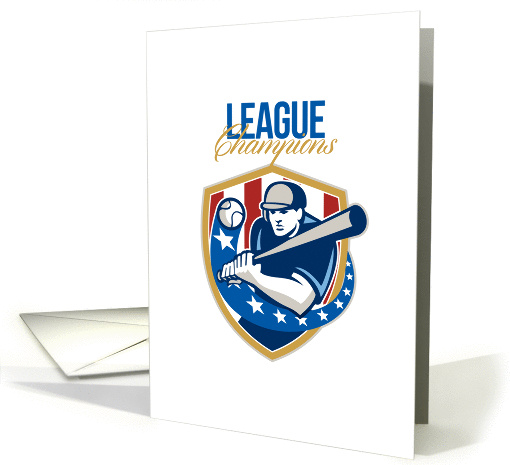Baseball League Champions Retro card (1224930)