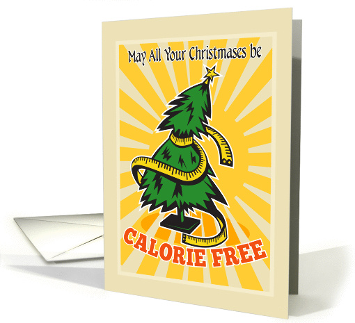 May All Your Christmases be Calorie Free card (950585)