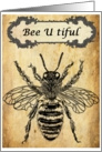 Bee U Tiful Vintage Inspirational card