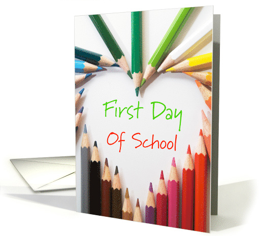 First Day of School Inspirational Card for student card (1352598)