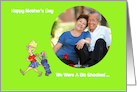 Lady golfer Happy Mother’s Day photo card, Humor, going clubbing card