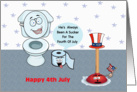 Fourth of July humor, invitation, take the plunge together,celebration card