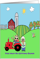 Grandparents Day humorous card, cute country setting, card