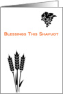 Shavuot blessings, simply wishing you & yours a joyous Shavuot, card