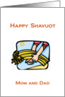 Happy Shavuot Mom & Dad, blessings on this Shavuot, card