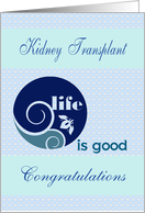 Kidney transplant...