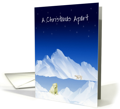 Christmas apart, polar bears on ice under stars,... (1044121)