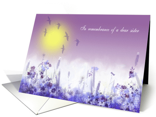 In remembrance of a dear sister, lilac, blue, white,... (1066219)