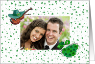 St Patrick’s day wedding anniversary congratulations, photo card, card