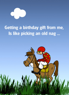 Birthday horse...