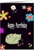 Happy Purrthday cute...