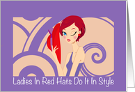 Red hat style...