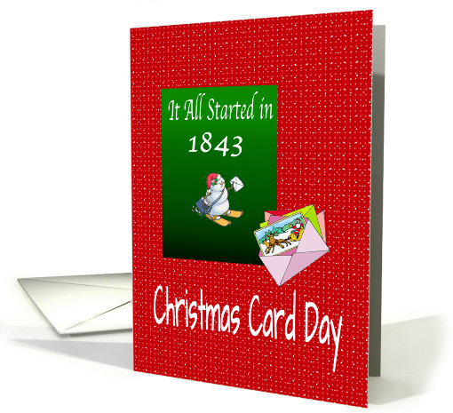 Christmas Card Day, December 9th, originated in 1843, card (967391)