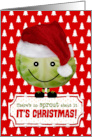 Funny Christmas Card The Happy Christmas Sprout card