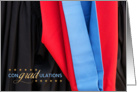 Graduation Congratulations - University Graduation Robe card