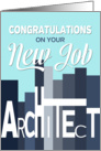 Congratulations on New Job Architect card