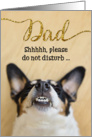 Funny Fathers Day Card - Dog With Goofy Grin card