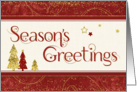 Christmas Card - Season’s Greetings card