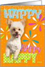 Happy Dog Easter Card